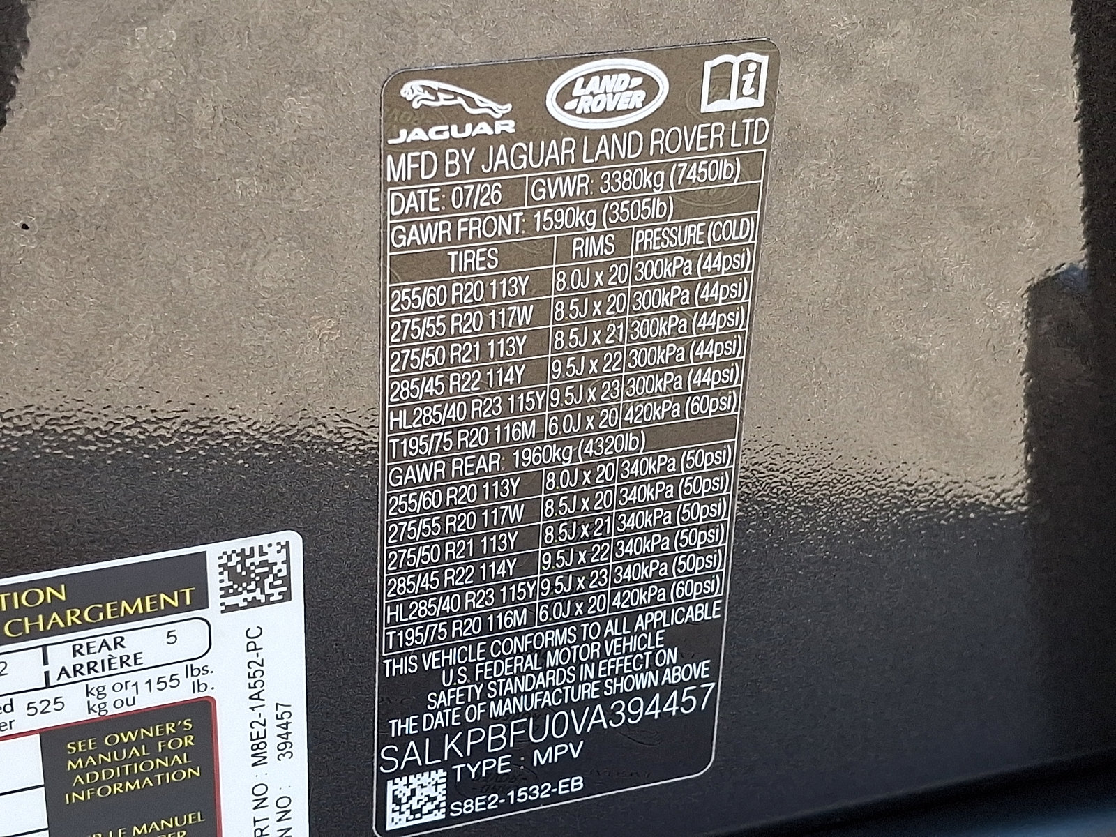 New 2027 Land Rover Range Rover Long Wheelbase SE AWD/4WD image 24