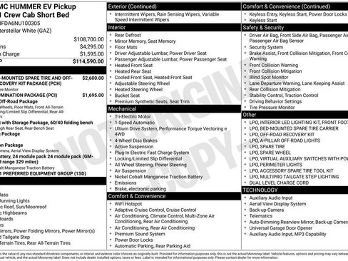 Used 2022 GMC Hummer EV Edition 1 AWD/4WD image 28