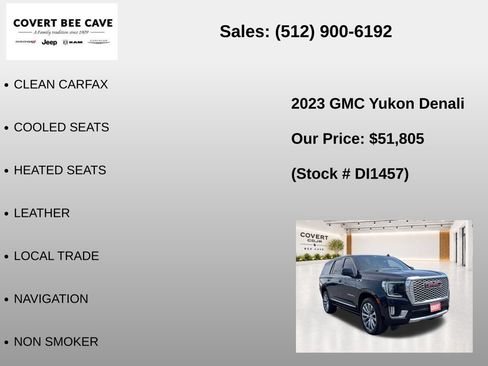 Used 2023 GMC Yukon Denali RWD image 7
