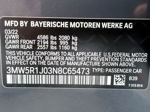 Used 2022 BMW 330i Sedan w/ Premium Package 2 RWD image 29