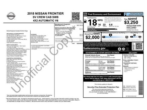 Used 2018 Nissan Frontier SV RWD image 7
