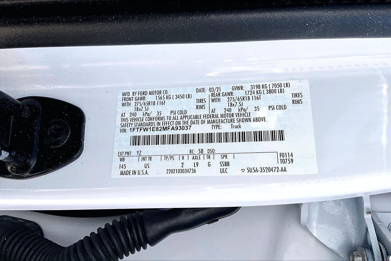 Used 2021 Ford F150 XLT w/ Equipment Group 302A High AWD/4WD image 37