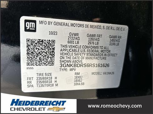 Used 2024 Chevrolet Blazer LT w/ LPO, Floor Liner Package FWD image 8