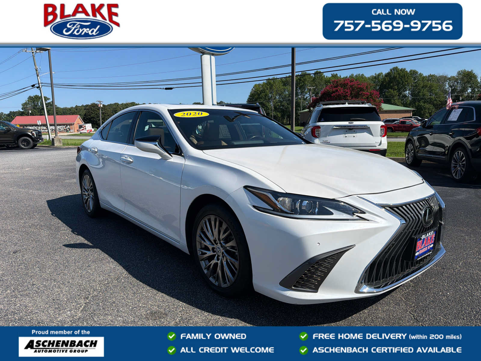 Used 2020 Lexus ES 350 w/ Premium Package FWD image 1
