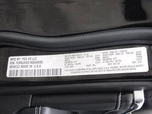 Certified 2022 Jeep Grand Cherokee Overland image 55