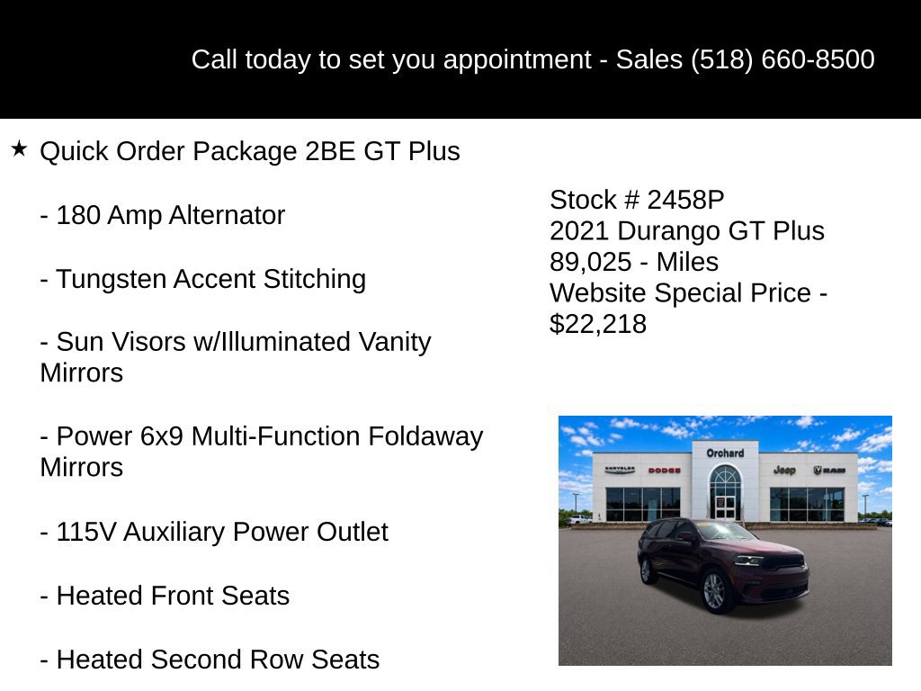 Used 2021 Dodge Durango GT RWD image 5
