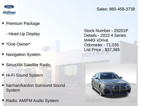 Used 2023 BMW M440i xDrive Gran Coupe w/ Premium Package image 10