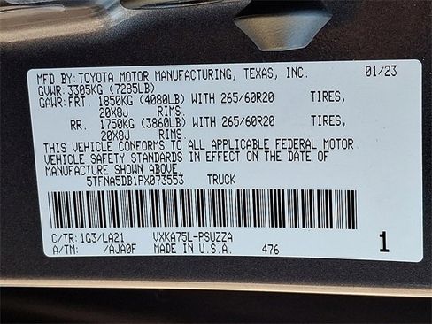 Used 2023 Toyota Tundra Platinum w/ Advanced Package image 34