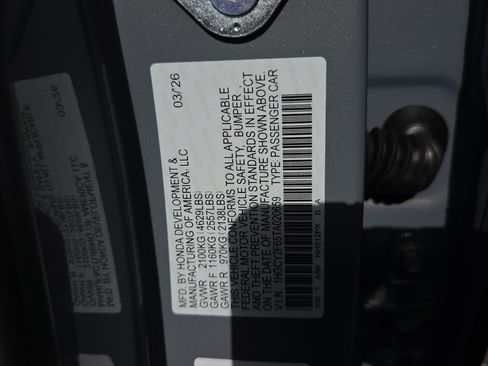 New 2026 Honda Accord EX-L image 23
