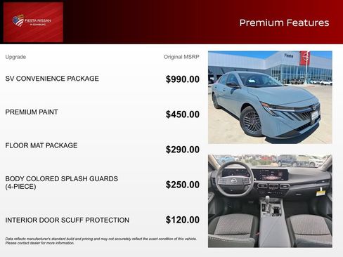 New 2026 Nissan Sentra SV w/ SV Convenience Package FWD image 3