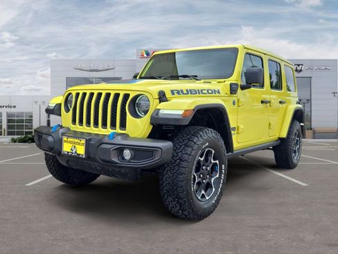 Used 2022 Jeep Wrangler Unlimited Rubicon 4xe w/ Cold Weather Group AWD/4WD image 1