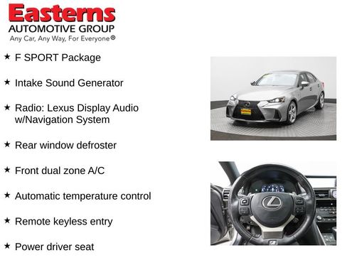Used 2018 Lexus IS 300 F Sport w/ F Sport Package image 11