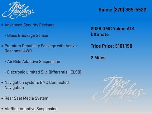 New 2026 GMC Yukon AT4 Ultimate AWD/4WD image 20