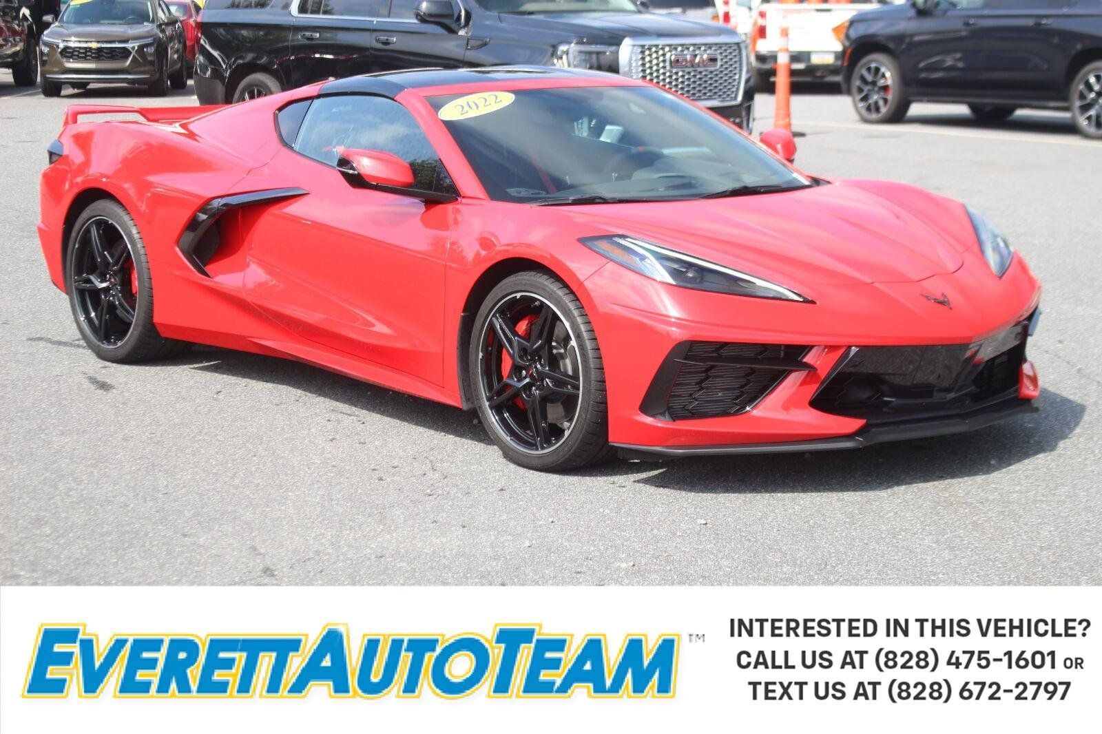 Used 2022 Chevrolet Corvette Stingray Premium Cpe w/ Z51 Performance Package RWD image 1