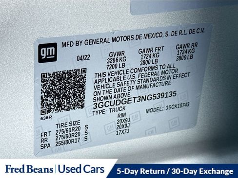 Used 2022 Chevrolet Silverado 1500 LTZ w/ Technology Package image 35