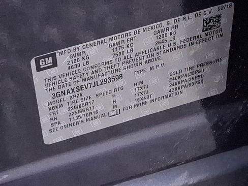 Used 2018 Chevrolet Equinox LT image 26