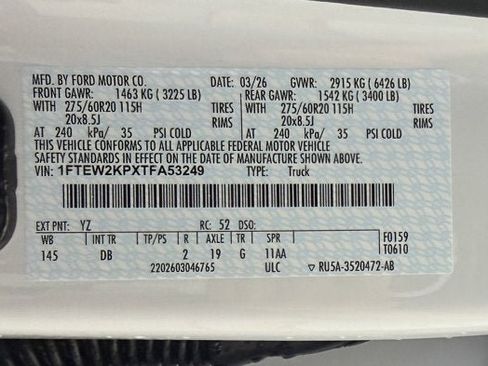 New 2026 Ford F150 STX RWD image 13