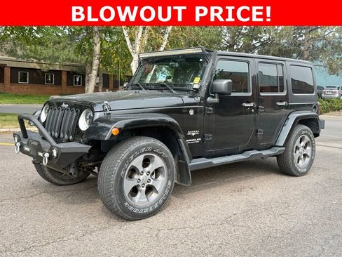 Used 2017 Jeep Wrangler Unlimited Sahara image 1
