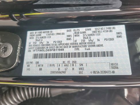 Used 2025 Ford F150 Lariat w/ Equipment Group 502A High image 22