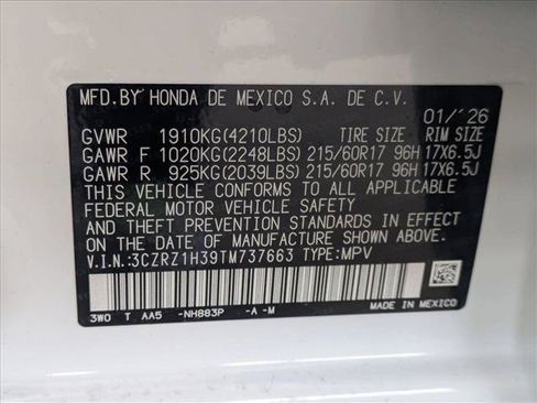 New 2026 Honda HR-V LX image 17