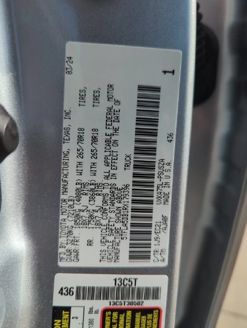 Used 2024 Toyota Tundra SR5 w/ SR5 Premium Package AWD/4WD image 38