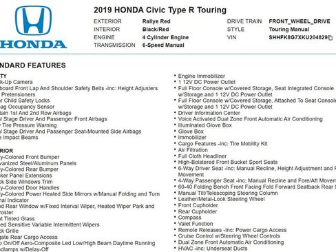 Used 2019 Honda Civic Type R image 19