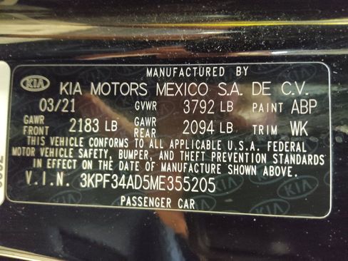 Used 2021 Kia Forte GT-Line w/ GT-Line Premium Package FWD image 33