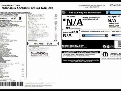 Used 2018 RAM 3500 Laramie image 3