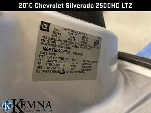 Used 2010 Chevrolet Silverado 2500 LTZ w/ Convenience Package image 28