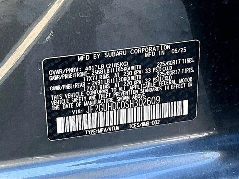 Certified 2025 Subaru Crosstrek 2.0i Premium w/ Crosstrek Mirror Package image 19