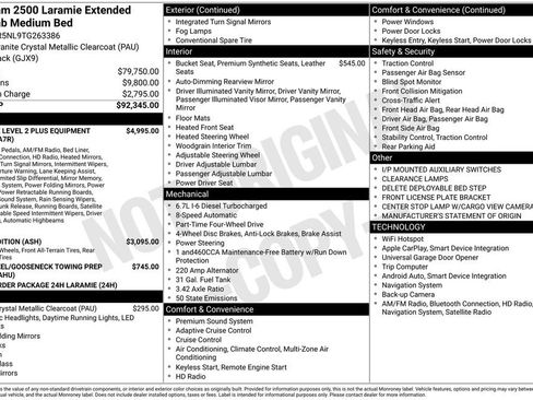 Used 2026 RAM 2500 Laramie AWD/4WD image 76