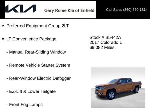 Used 2017 Chevrolet Colorado LT w/ LT Convenience Package RWD image 7