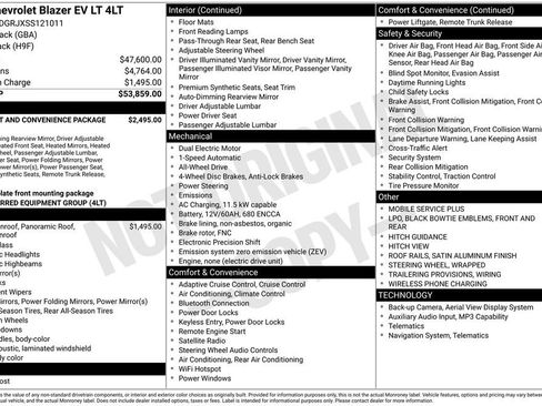 Used 2025 Chevrolet Blazer EV LT image 4