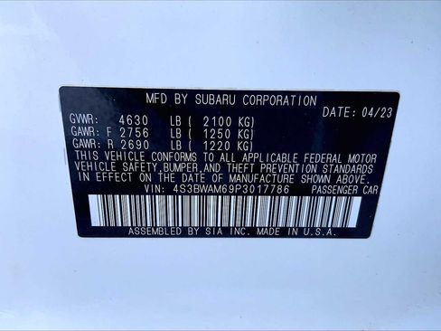 Certified 2023 Subaru Legacy Limited AWD/4WD image 33