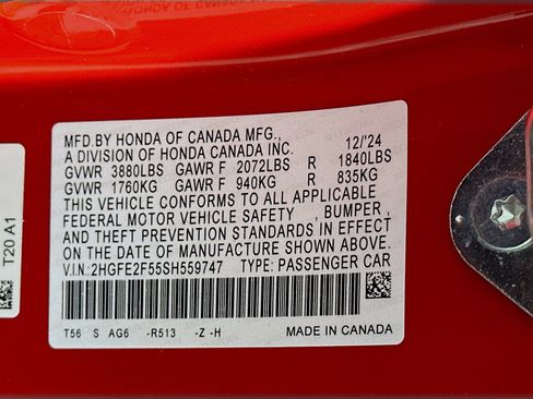 Used 2025 Honda Civic Sport image 12