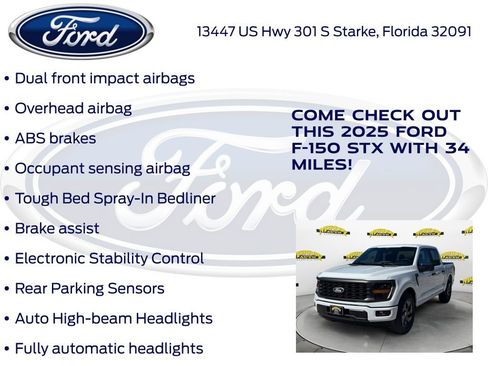 New 2025 Ford F150 STX w/ Equipment Group 200A image 25