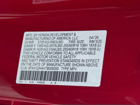 New 2026 Honda Pilot EX-L image 28
