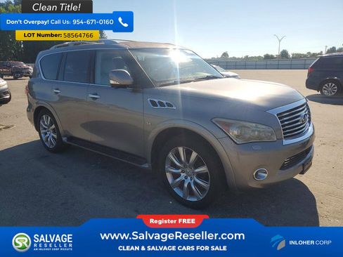 Used 2014 INFINITI QX80 4WD w/ Deluxe Touring Package image 5