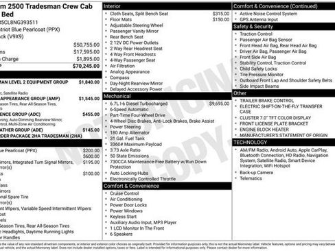 Used 2022 RAM 2500 Tradesman image 2
