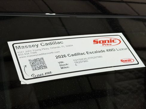 New 2026 Cadillac Escalade Luxury w/ Touring Package AWD/4WD image 60