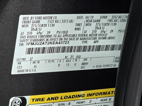 Used 2019 Ford Expedition Limited w/ Equipment Group 301A image 28