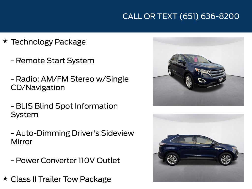 Used 2016 Ford Edge SEL w/ Equipment Group 201A AWD/4WD image 10