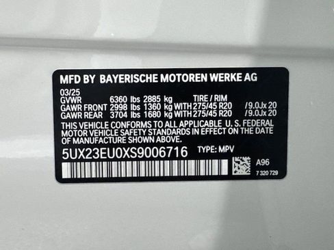 Used 2025 BMW X5 xDrive40i w/ M Sport Package image 50