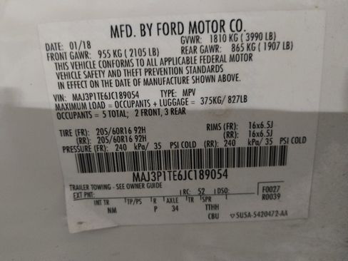 Used 2018 Ford EcoSport SE FWD image 33