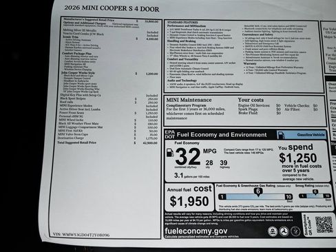 New 2026 MINI Cooper S image 40