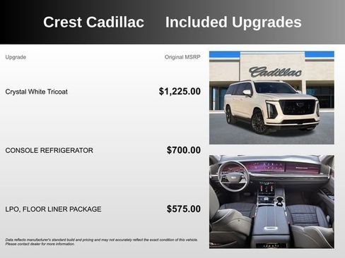 Used 2025 Cadillac Escalade ESV Sport Platinum w/ LPO, Floor Liner Package image 5
