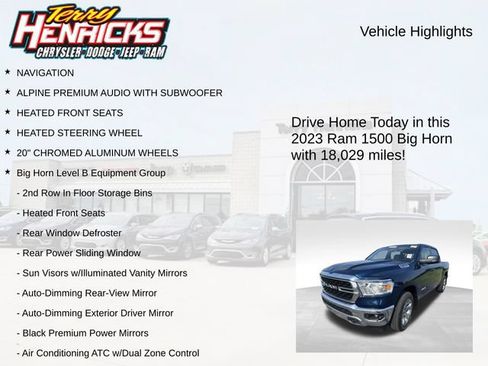 Used 2023 RAM 1500 Big Horn AWD/4WD image 4