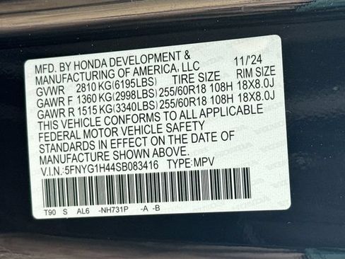 Used 2025 Honda Pilot EX-L image 37
