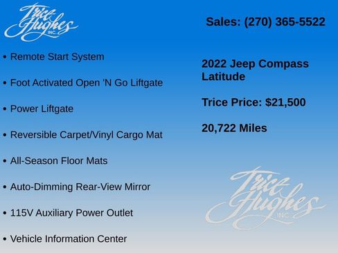 Used 2022 Jeep Compass Latitude w/ Convenience Group FWD image 32