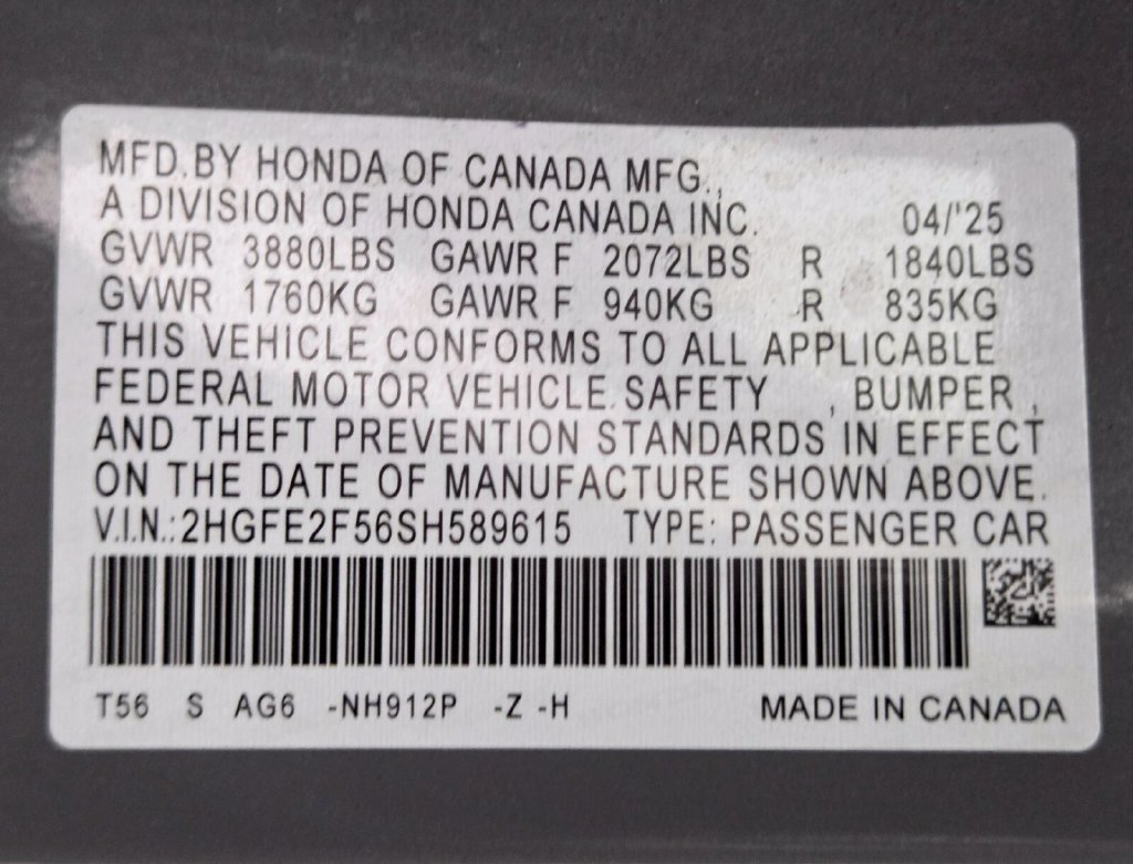 Used 2025 Honda Civic Sport image 33